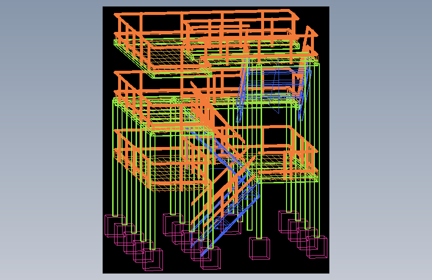 数字化结构模型-AutoCAD-