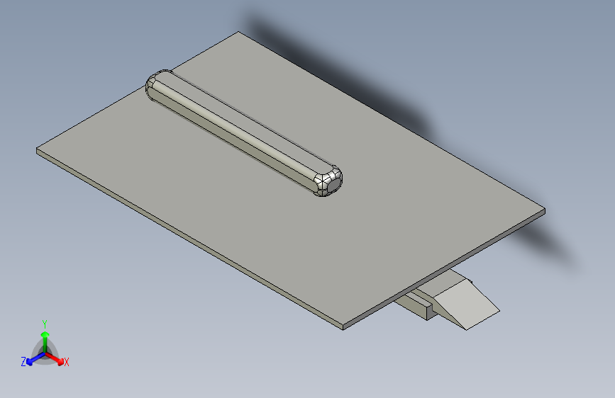 推下把手即可打开门的门开启机制-STEPIGES-Fusion 360