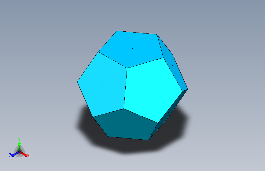 五边形内的二十面体-STL-Autodesk Inventor