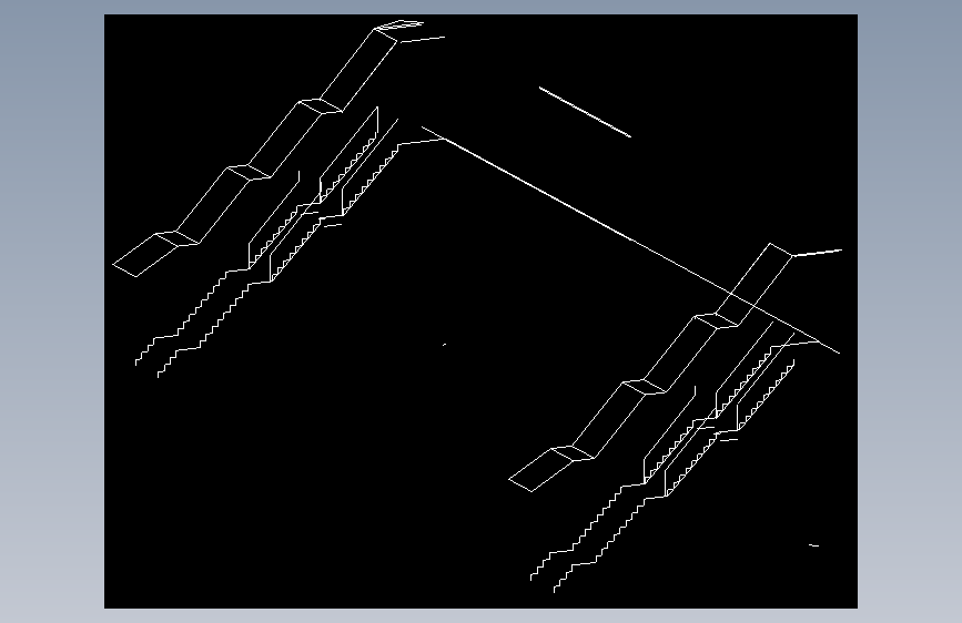 校园人行天桥-AutoCAD-