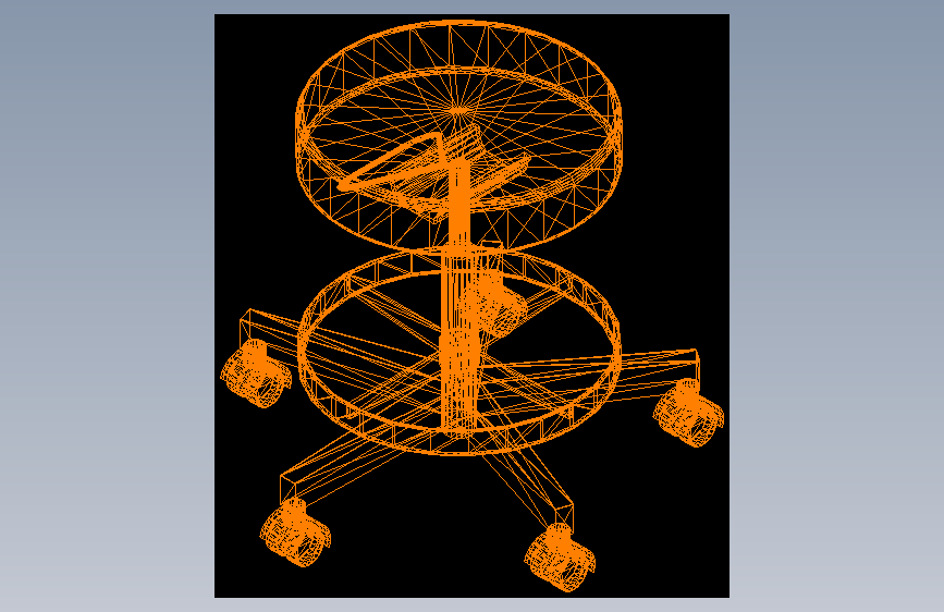 医用 exam stool-AutoCAD-