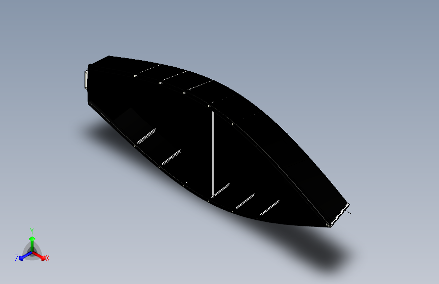易建的DIY船模型框架布局和板材排样-STEPIGES-AutoCAD