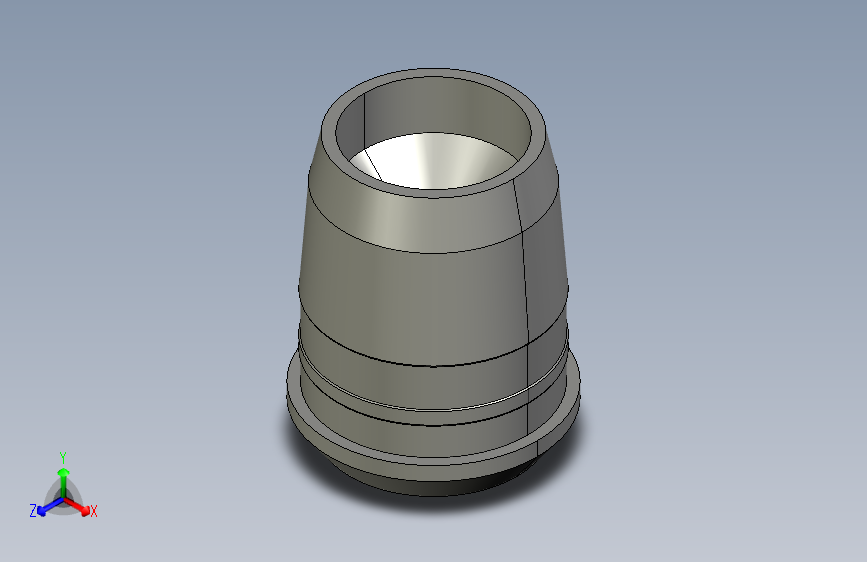 用Creo创建的活塞模型-PTC Creo Elements-