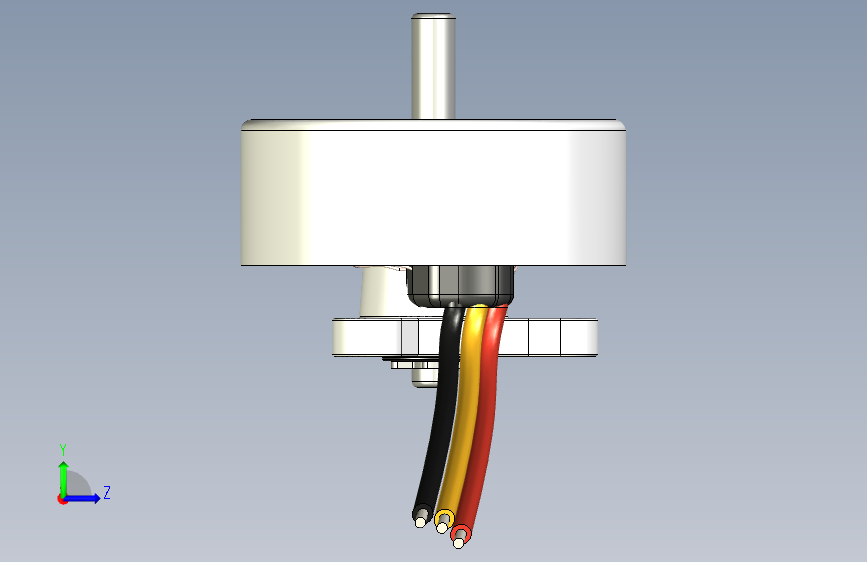 用于无人机的2750KV 3相18mm 2S-3S电机-STEPIGES- 左侧视图