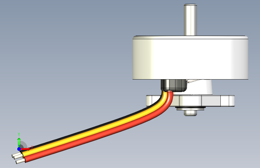用于无人机的2750KV 3相18mm 2S-3S电机-STEPIGES- 正面视图