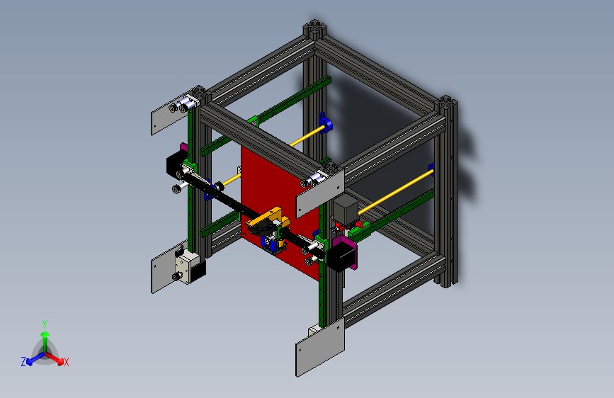 由中国零件制成的3D打印机Core XY DIY-STEPIGES-