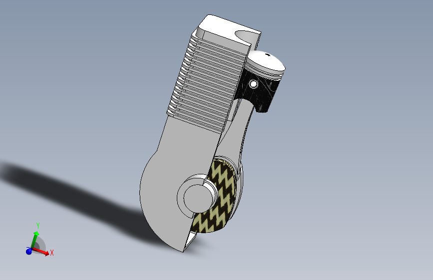 增加学习SolidWorks单曲柄机构的入门级模型-SW-