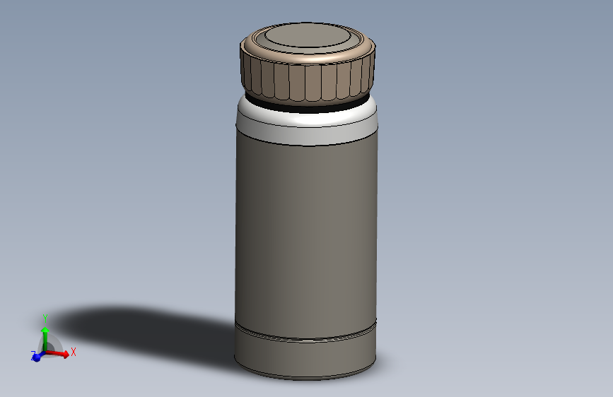 真空内胆镍铝合金水瓶模型-SW-Snagit