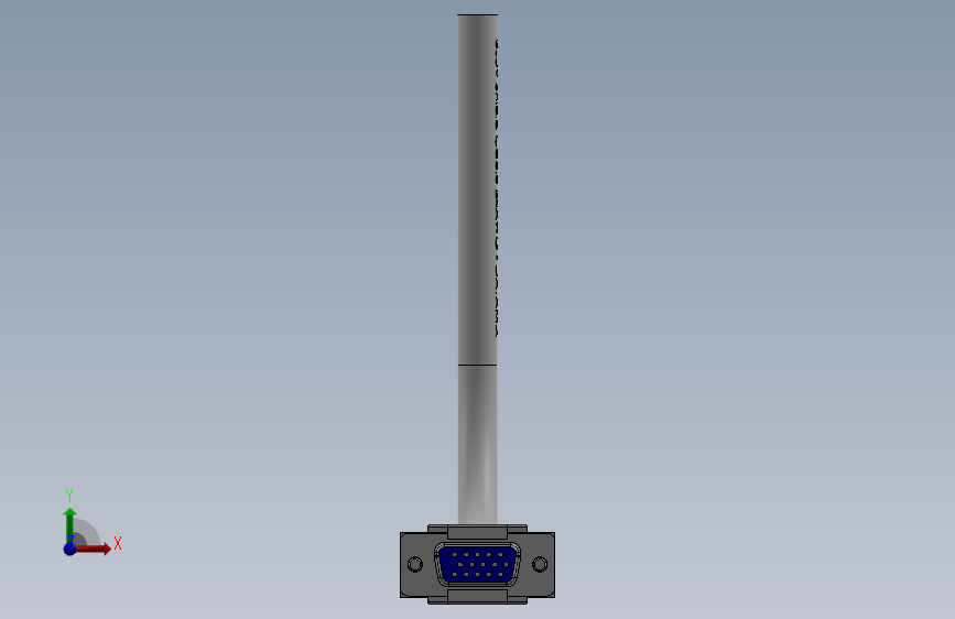 直插式DB15连接器外壳-SW-STEPIGES_SOLIDWORKS 2022_模型图纸下载 – 懒石网