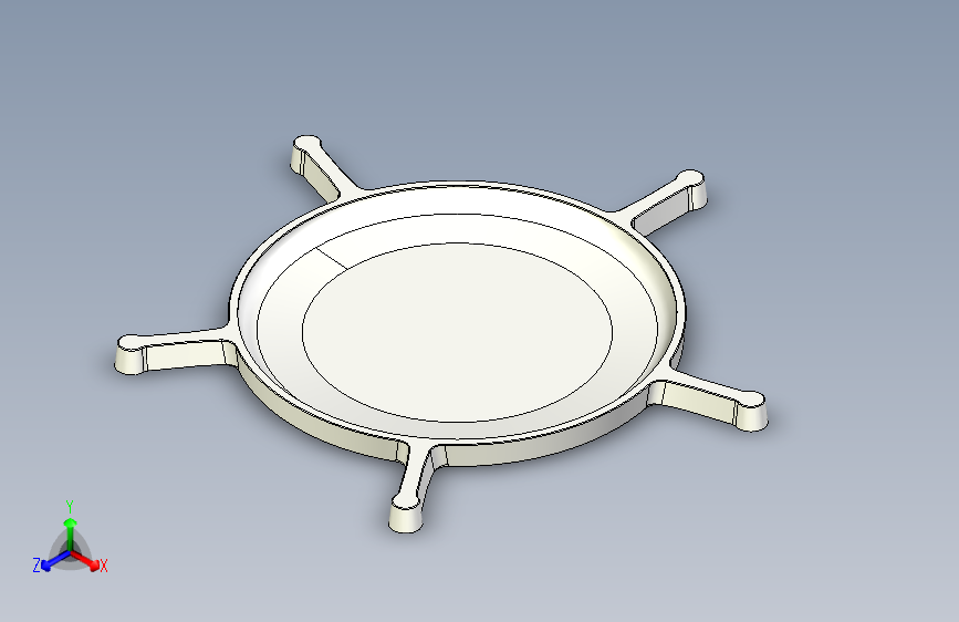 植物专用集水盘-STL-Autodesk Inventor