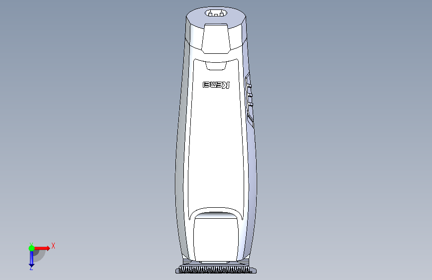 重新制作的克梅理理发器-STEPIGES- 俯视图