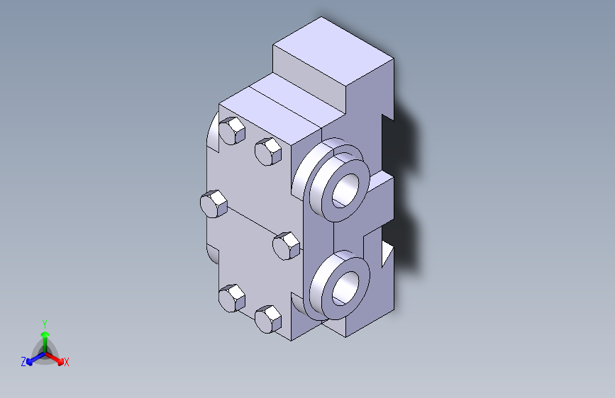 装配双轴承及零件-CATIA-