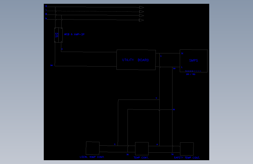 自动生成的电气原理图-AutoCAD-