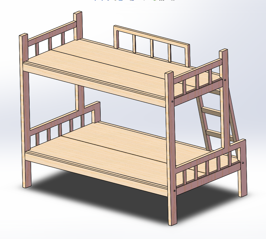 上下层木床