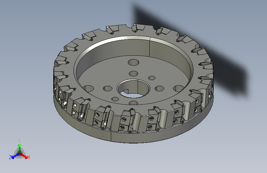 铣刀铣头154-03118r376-1 5 STP CATIA