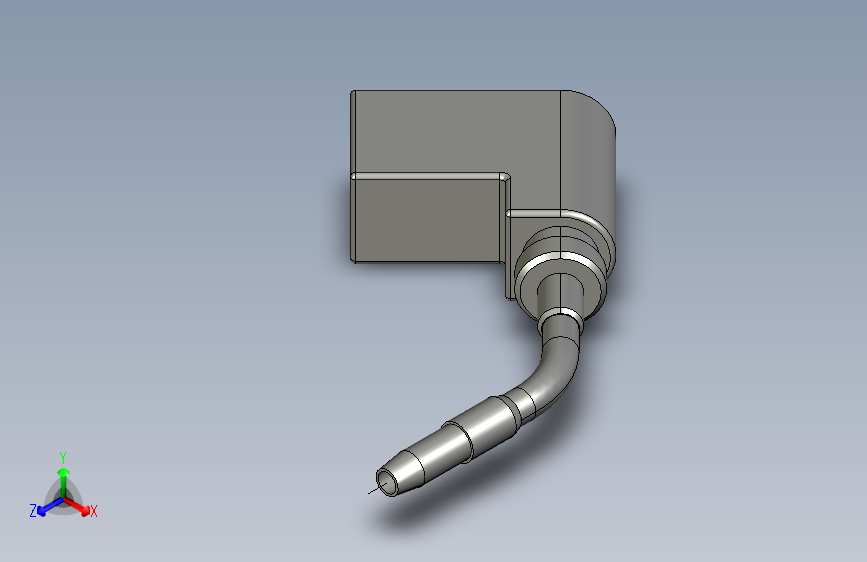 电焊枪2da-ked-010243-50-schweissarm-robacta-drive-cmt-45-grad-dot-catpart STP STL CATIA