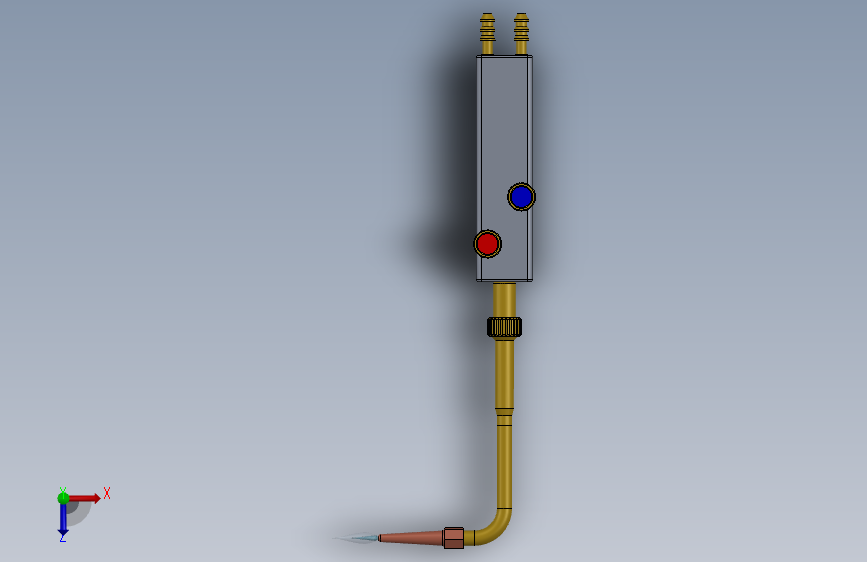 电焊枪12welding-torch-6 1 SW 俯视图