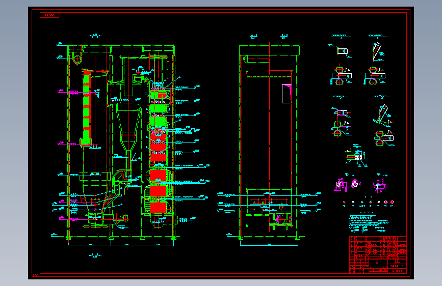 260T╱h循环流化床锅炉总图MF14