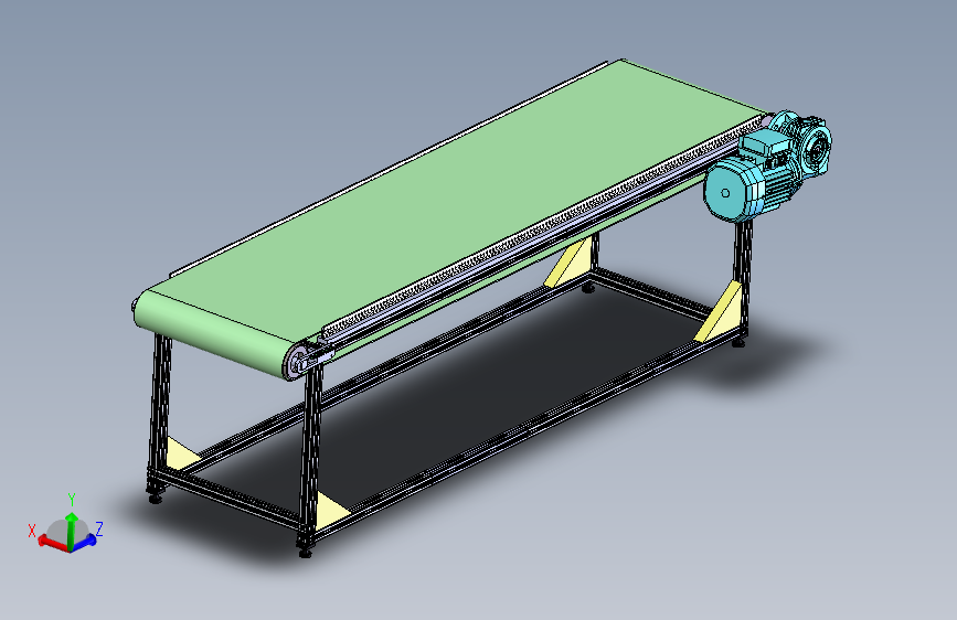 带式输送机系统   Catia STEP