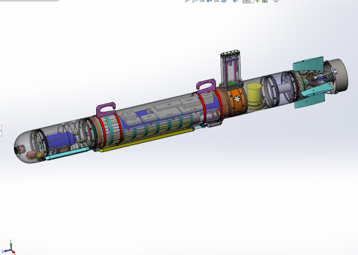 自主式水下潜水器AUV 水下机器人50Kg