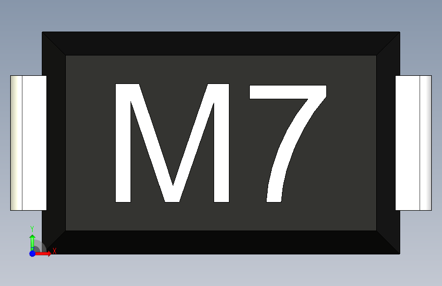 M7二极管 正面视图
