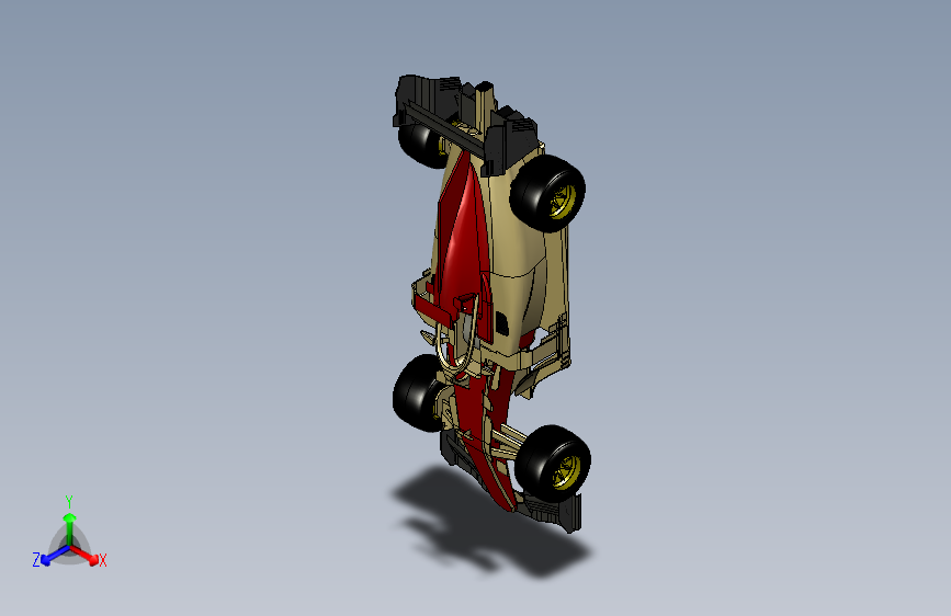 F1 汽车 CAD 概念