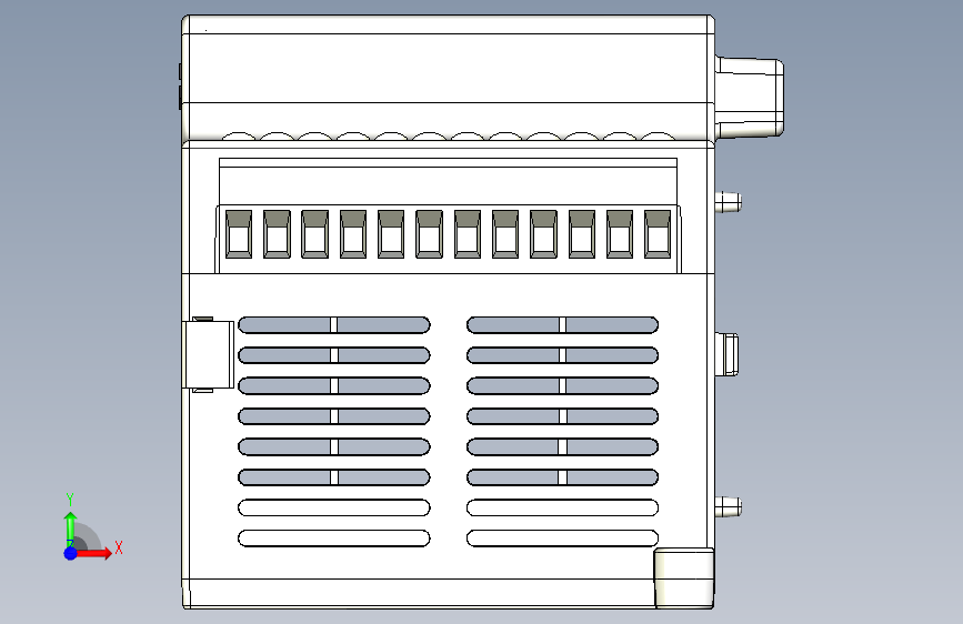 DELTA_IA-PLC_DVP06PT-E2 正面视图