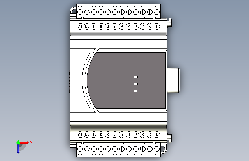 DELTA_IA-PLC_DVP06PT-E2 俯视图