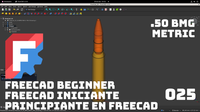 练习 FreeCAD 025
