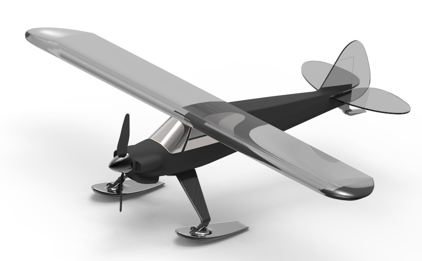 飞机3D打印模型
