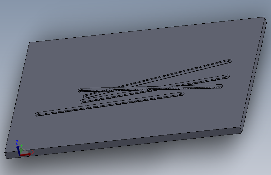 钢锯条 3D模型SolidWorks三维设计图