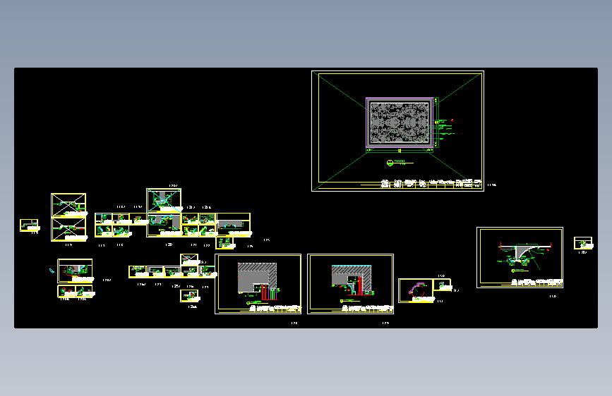 117-131天花角线15 CAD图纸(AutoCAD-ZWCAD设计)