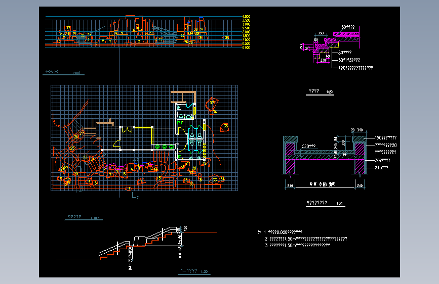 20种假山石阵CAD图纸 CAD图纸（AutoCAD-ZWCAD设计）