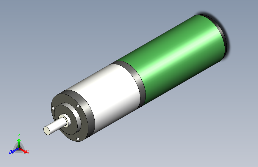 Maxon 直流电机 12 V 齿轮箱齿轮箱 主视图