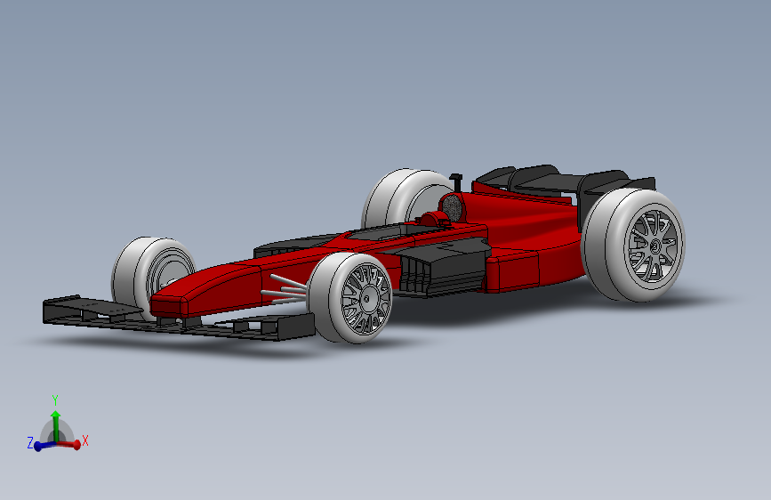 F1运动赛车模型