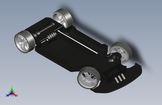 漂移模型车底盘