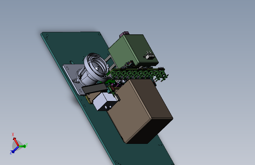 USB3.1-移位机构3D数模图纸+Solidworks设计