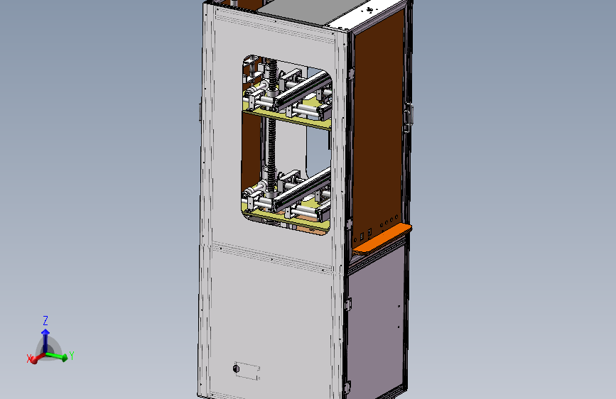 非标自动化丝杠升降机3D数模图纸 Solidworks设计