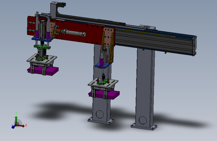 上料机械手3D数模图纸+Solidworks设计
