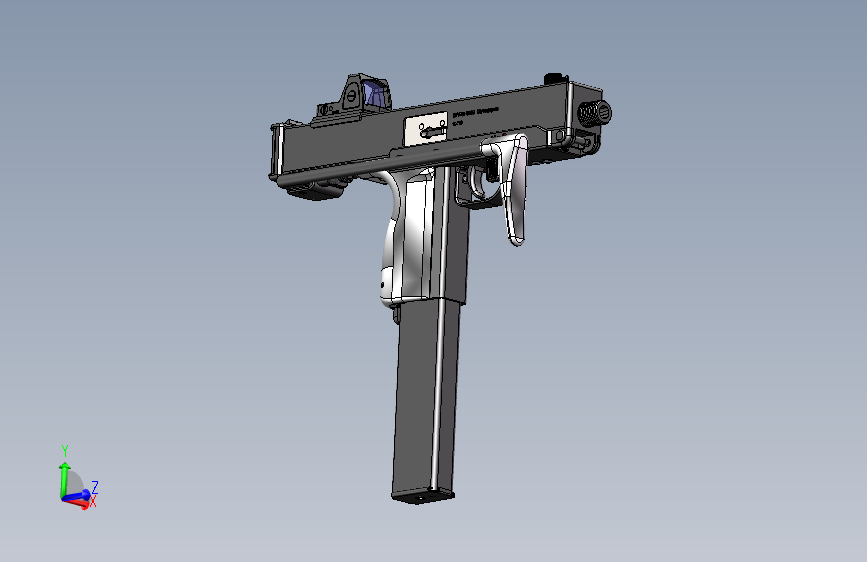 手枪左轮冲锋枪老式狙击步枪设计3D图纸t9-smg-9mm-submachine-gun SW STP