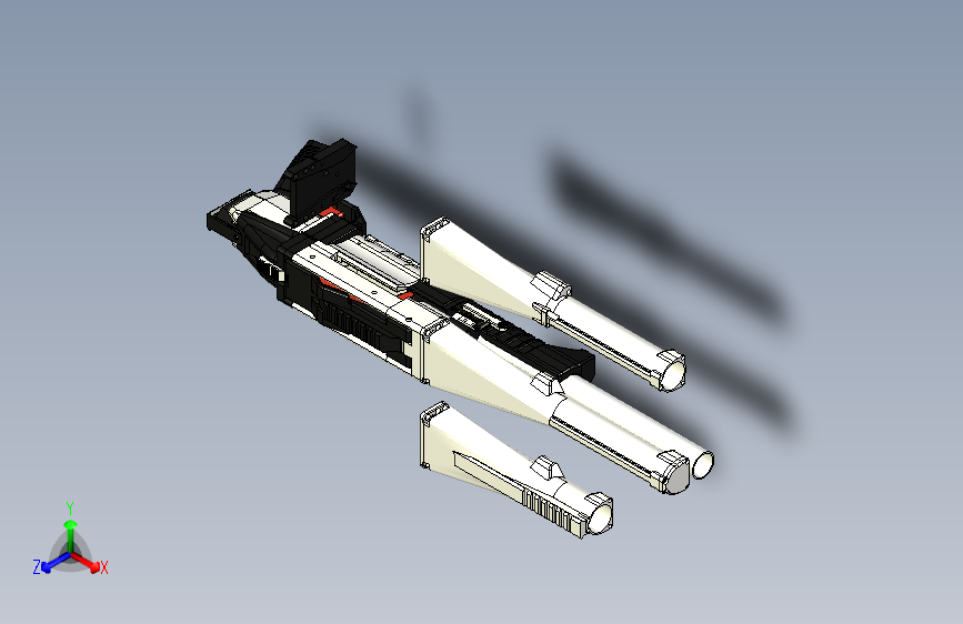 手枪左轮冲锋枪老式狙击步枪设计3D图纸Sm.A.L.L.S. Release Folder STP STL