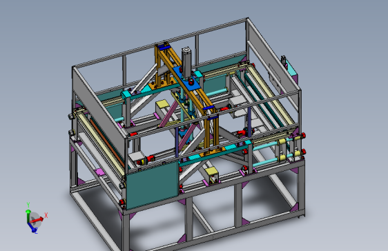 5573发泡成型机结构3D图纸 Solidworks设计