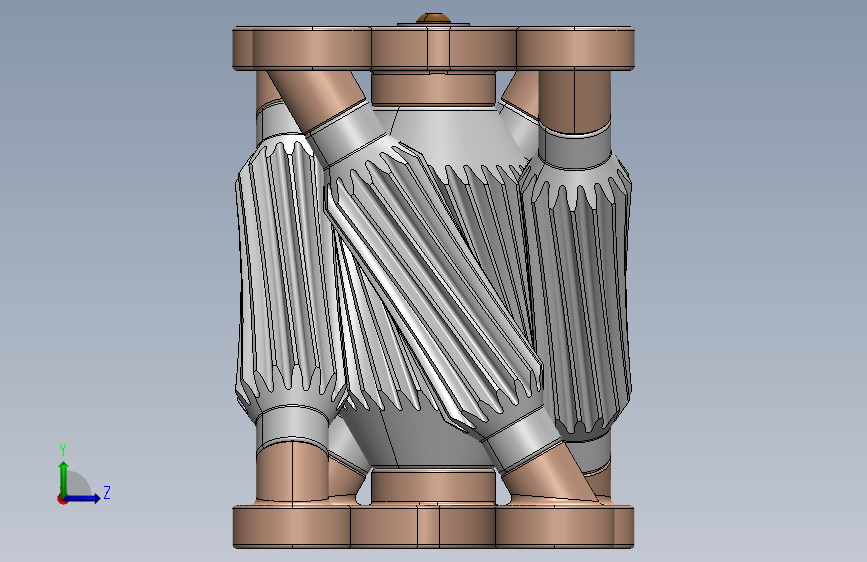 Hyperboloidal双曲面传动机构3D图纸 Solidworks设计_SOLIDWORKS 2020_模型图纸下载 – 懒石网