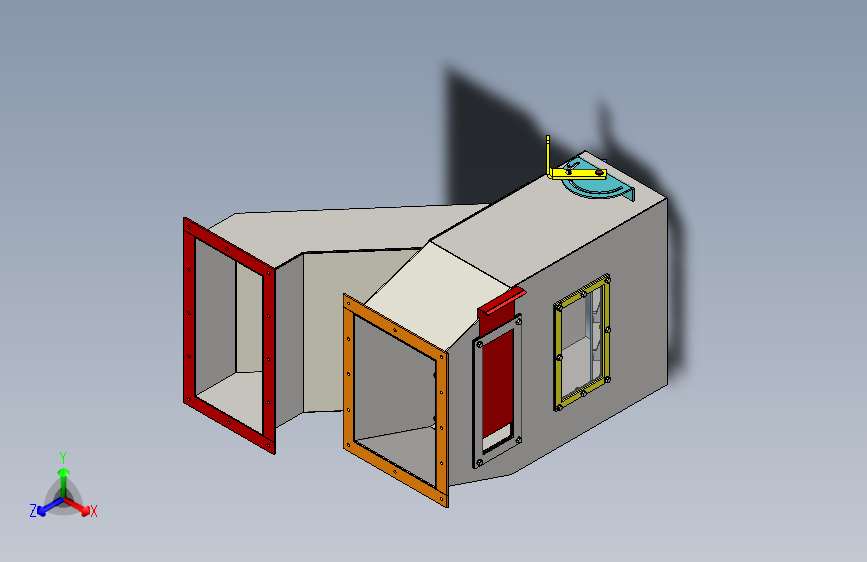 重料分离器管道heavy-material-separator-模型格式为 stp