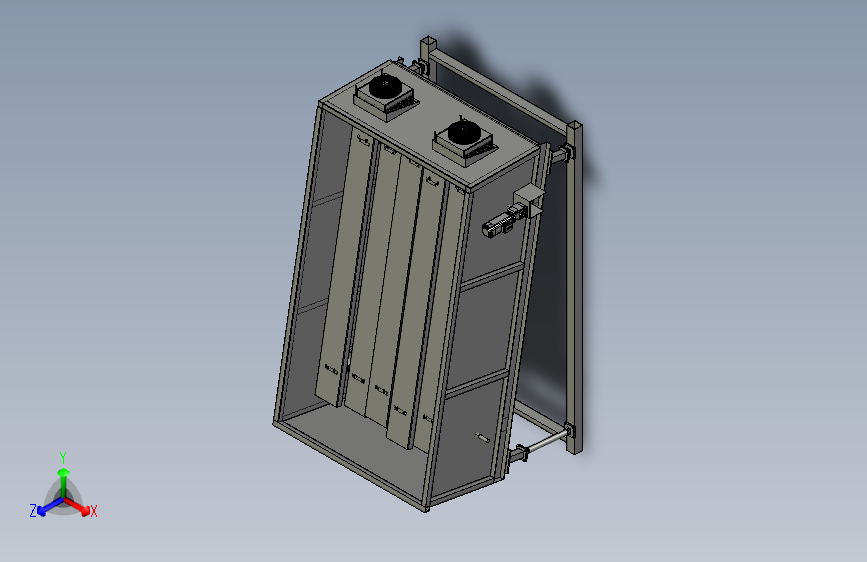 分离器分离设备6-paddle-ballistic-separator-模型格式为 stp