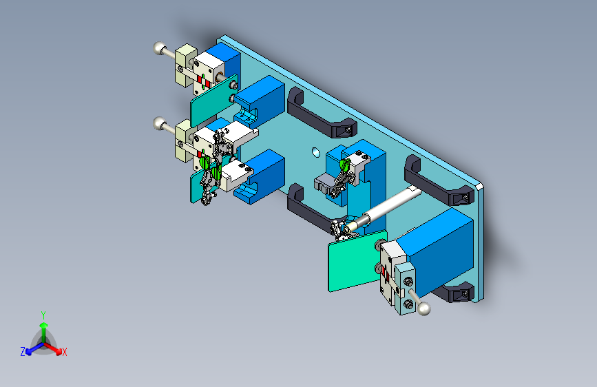 测量夹具3D模型图纸 STP格式