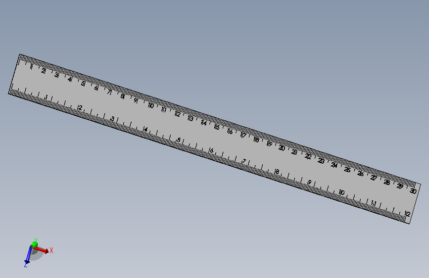 测量设备measuring-scale-2833-模型格式为 igs sw 主视图