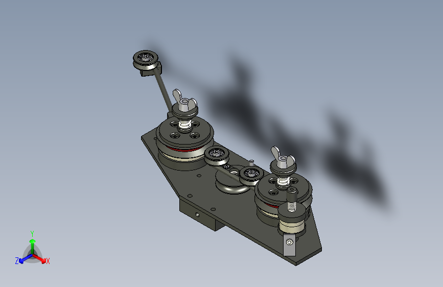 缠绕机 绕线机winding-coil-tensor-1832-模型格式为 stp sat igs