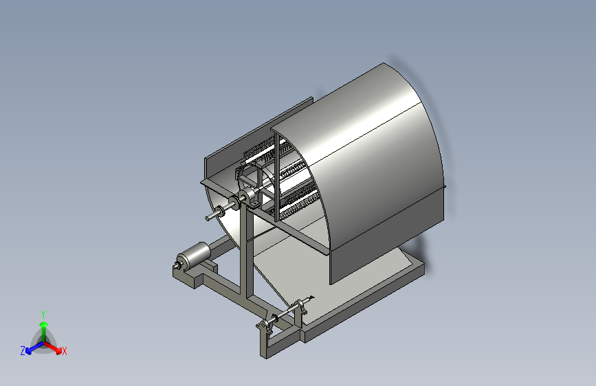 糙分离筛模型3D图纸 STP格式