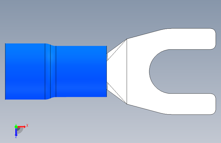 接线端子spade-terminals-insulated-non-insulated-1 4 SW 正面视图